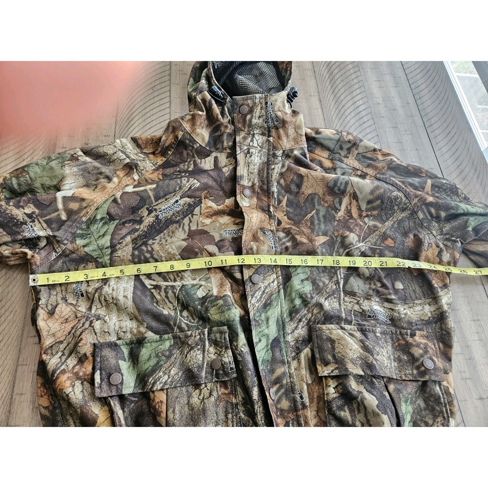 Mad Dog Gear Camo Hooded Hunting Jacket M Full Zip Pocket Outdoor Duck Gorpcore - Picture 13 of 16